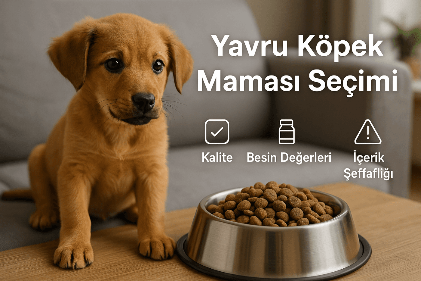 Yavru Köpek Maması Seçimi: Doğru Mama Nasıl Belirlenir? | 2025 - Yavru köpek maması seçimi, minik dostunuzun sağlıklı gelişimi ve uzun ömürlü bir yaşam sürmesi açısından hayati öneme sahiptir. Çünkü hayatlarının ilk aylarında hızla büyüyen yavru köpekler, doğru beslenme ile hem bağışıklık sistemini güçlendirir hem de kemik ve kas gelişimini tamamlar. Bu içerikte yavru köpek maması seçimi konusunda tüm önemli detayları bulacaksınız. 1. Protein Kalitesi Et,