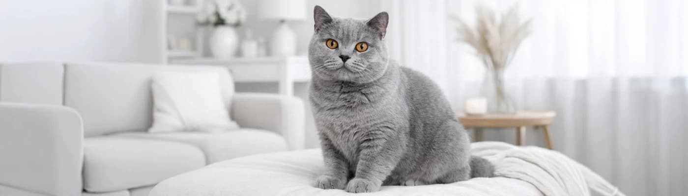 British Shorthair Günlük Ne Kadar Mama Tüketmeli? - British Shorthair, sakin karakteri, yuvarlak yüz hatları ve peluş görünümlü tüyleriyle dünyanın en popüler kedi ırklarından biridir. Sessiz, uyumlu ve ev yaşamına oldukça yatkın olan bu özel kediler, doğru beslenmediklerinde kilo almaya eğilim gösterebilirler. Bu nedenle “British Shorthair günlük ne kadar mama tüketmeli?” sorusu, bu cins kediye sahip olan kişilerin en çok araştırdığı konular arasında yer alır.