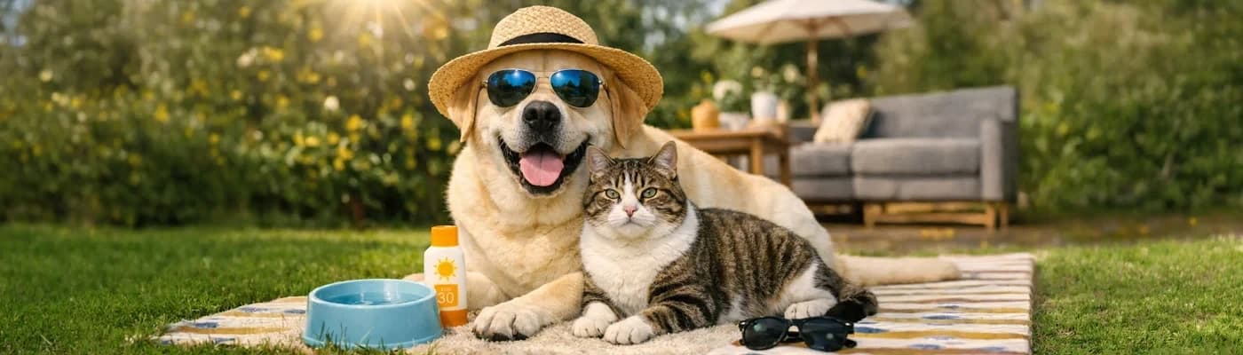 Sıcak Havalarda Kedi ve Köpek Bakımı - Yaz aylarının gelmesiyle birlikte yükselen sıcaklıklar sadece insanlar için değil, kedi ve köpekler için de çeşitli riskler oluşturur. Özellikle aşırı sıcak günlerde evcil dostlarımızın sağlığını korumak için günlük bakım rutinlerinde bazı değişiklikler yapmak gerekir. Çünkü kedi ve köpekler vücut sıcaklıklarını insanlar kadar etkili bir şekilde düzenleyemezler. Bu nedenle sıcak havalarda doğru bakım uygulamaları, onların konforlu ve sağlıklı bir yaz geçirmeleri açısından büyük önem taşır.
