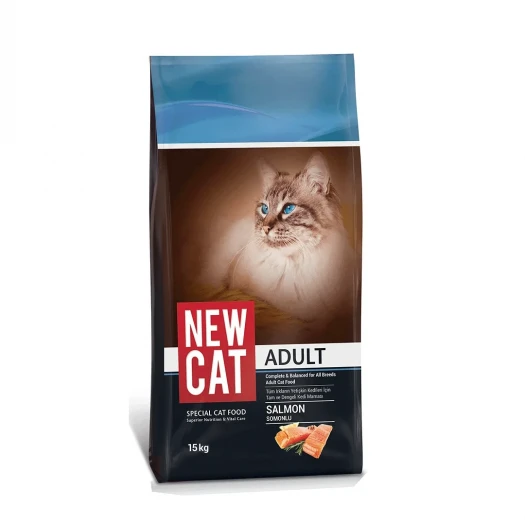 NewCat Somonlu Yetişkin Kedi Maması 15 Kg