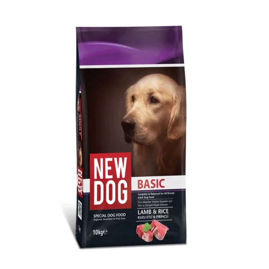 NewDog Kuzu Etli - Pirinçli Yetişkin Köpek Maması 10 KG