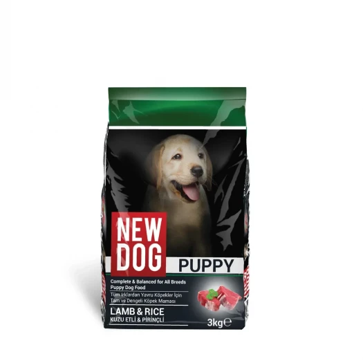 NewDog Kuzu Etli & Pirinçli Yavru köpek Maması 3 Kg