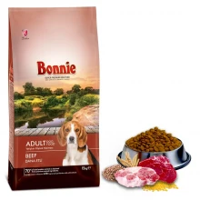 Bonnie Biftekli Yetişkin Köpek Maması 15 Kg