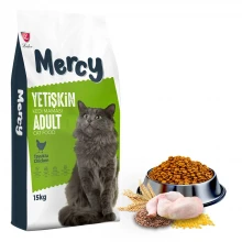 Mercy Tavuklu Yetişkin Kedi Maması 15 Kg