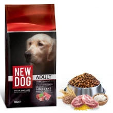 NewDog Kuzu Etli Pirinçli Yetişkin Köpek Maması 15 Kg